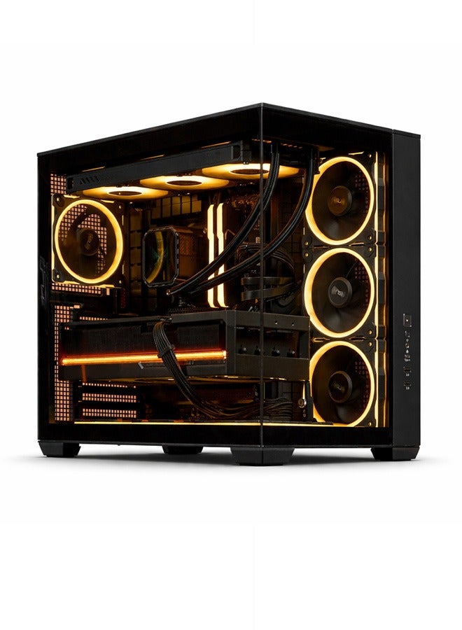Game Sekret Valor Gaming PC - AMD Ryzen 7-9800X3D | GPU Opt: AMD RX 9070 XT 16GB / RTX 5070Ti 16GB / 5070 12GB | 32GB (2x16GB) RAM-1TB NVMe SSD | 360mm Liquid Cooler w/LCD-X870 MB-1000W Gold PSU | WiFi-BT-Windows 11 Pro | Game Sekret Desktop Computer | 1 Year Warranty black - Image 1